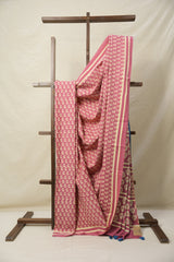 Light Pink HBP Cotton Saree - SRLPCS3081