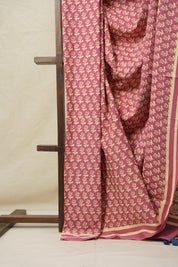 Light Pink HBP Cotton Saree - SRLPCS3081