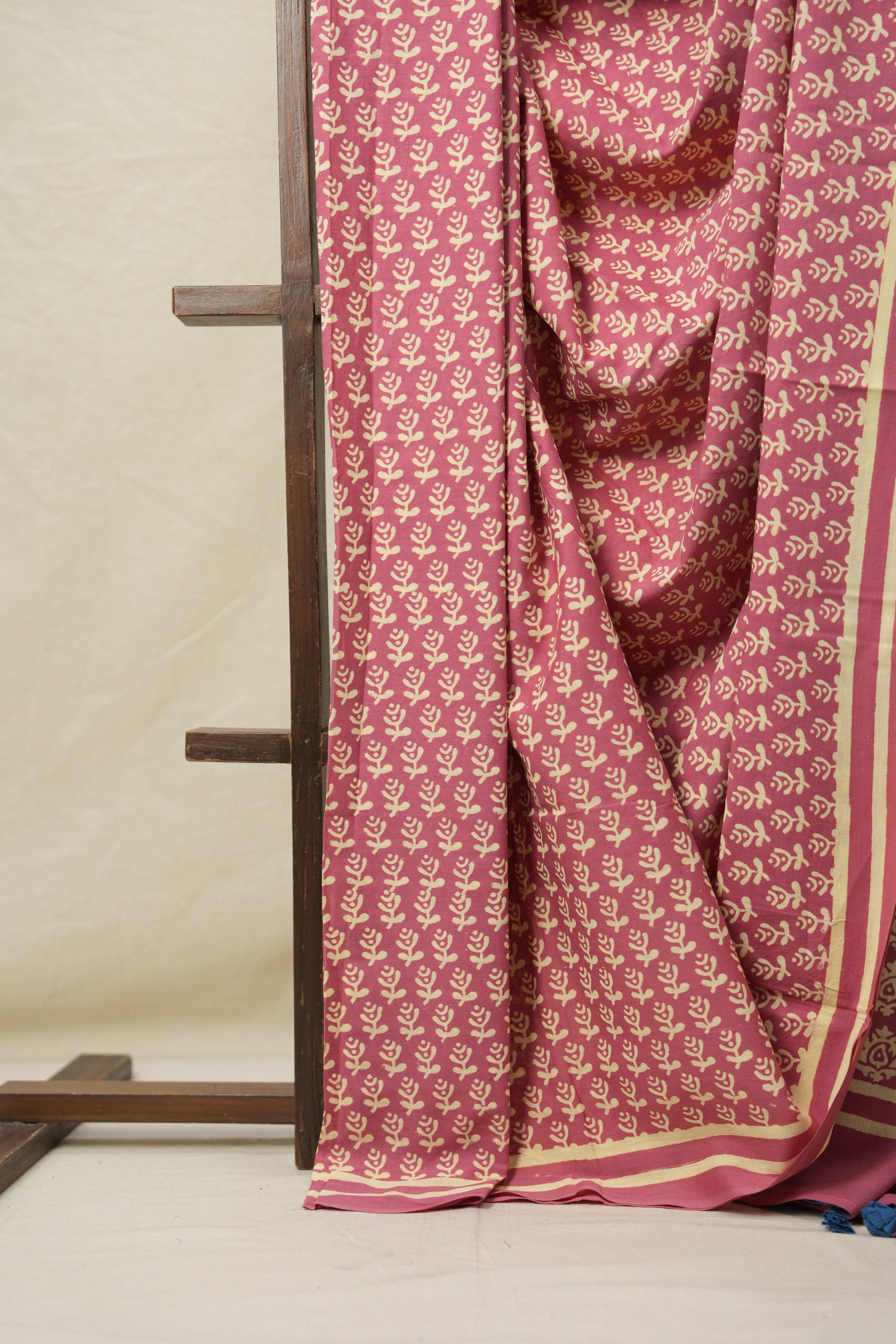 Light Pink HBP Cotton Saree - SRLPCS3081