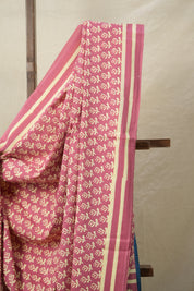Light Pink HBP Cotton Saree - SRLPCS3081