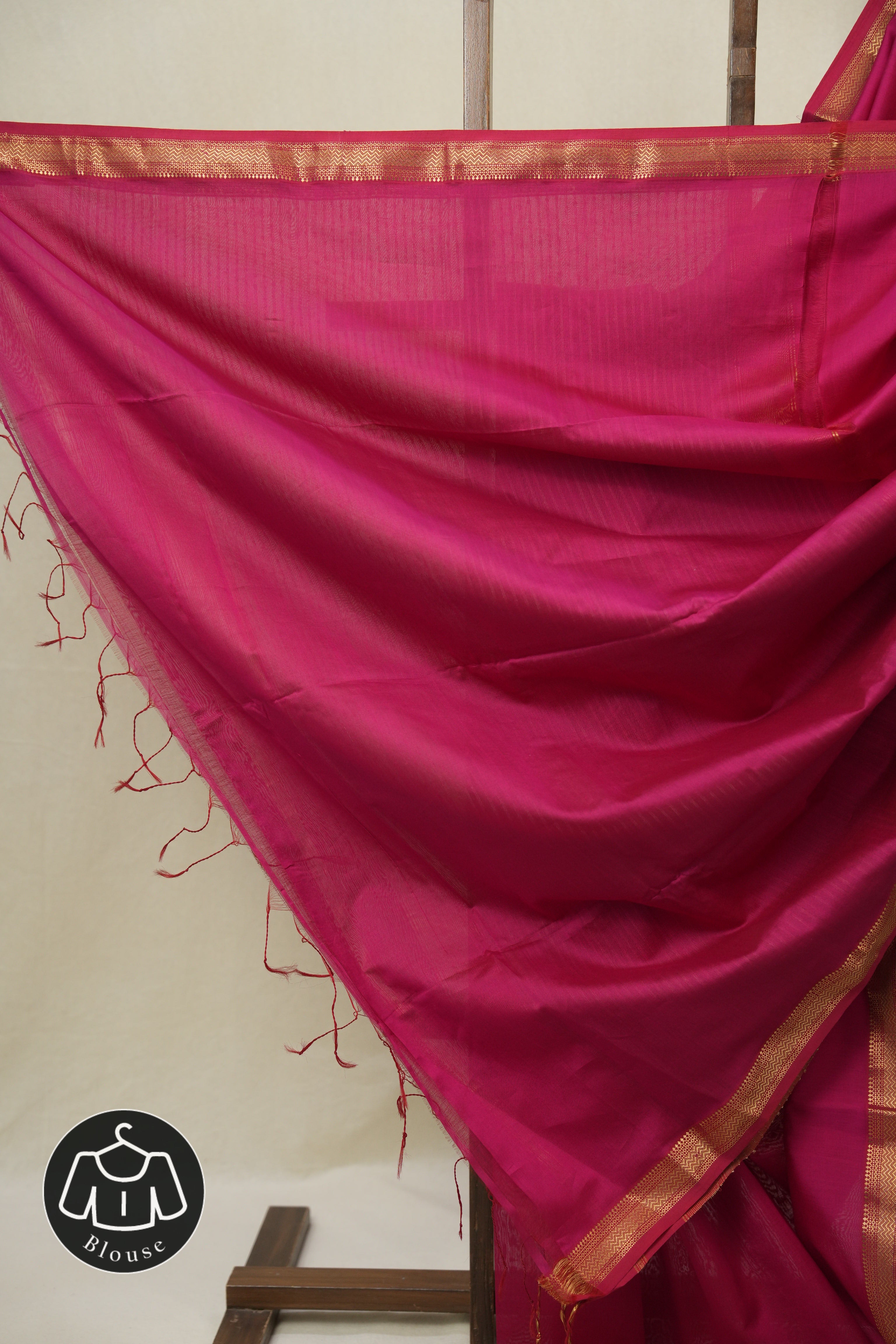 Pink Maheshwari Saree - SRPMS1082