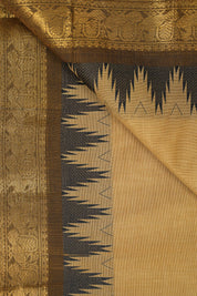 Light Brown Kanchi Cotton Saree - SRLBKCS1038