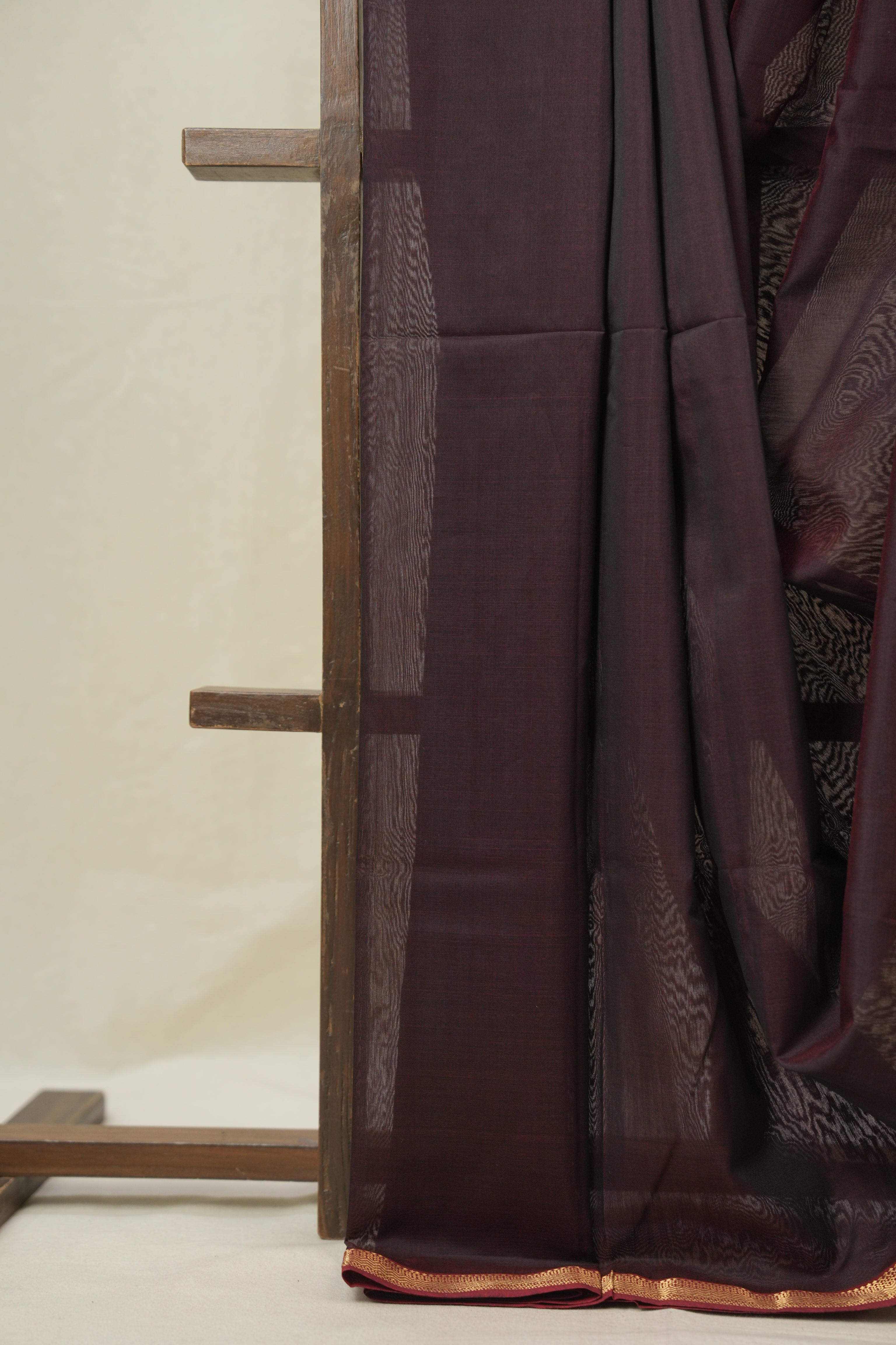 Wine Maheshwari Saree - SRWMS1083