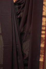 Wine Maheshwari Saree - SRWMS1083