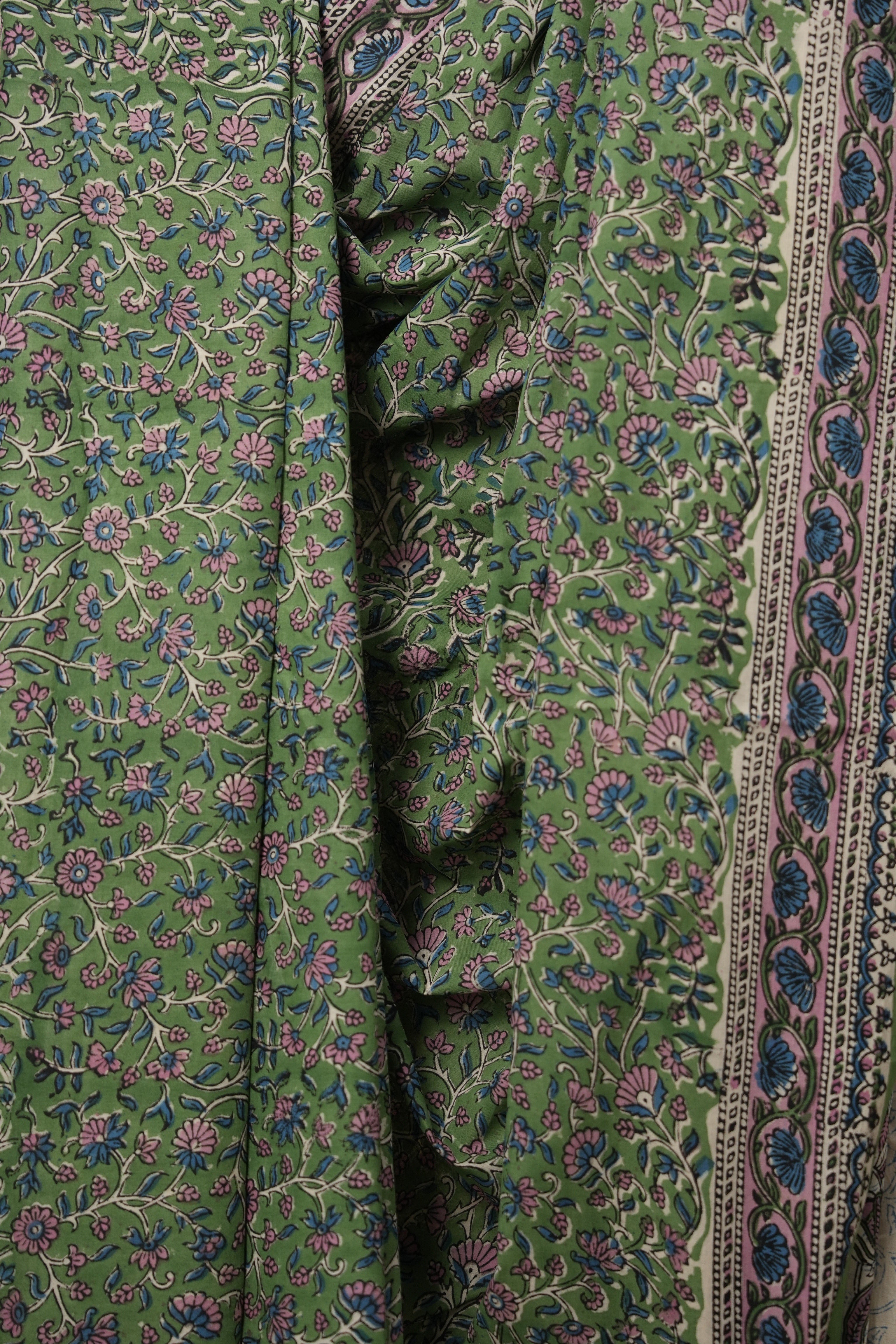 Green HBP Cotton Saree - SRGCS2783