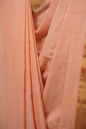 Peach Cotton Paithani Saree - SRPCPS815