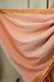 Peach Cotton Paithani Saree - SRPCPS815