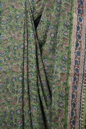 Green HBP Cotton Saree - SRGCS2785