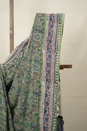 Green HBP Cotton Saree - SRGCS2785