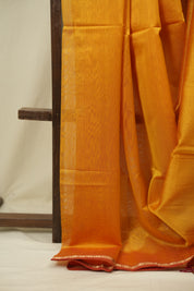 Yellow Maheshwari Saree - SRYMS1404