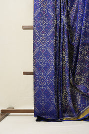 Blue Rajkot Patola Silk Saree - SRBRPSS366