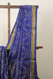 Blue Rajkot Patola Silk Saree - SRBRPSS366