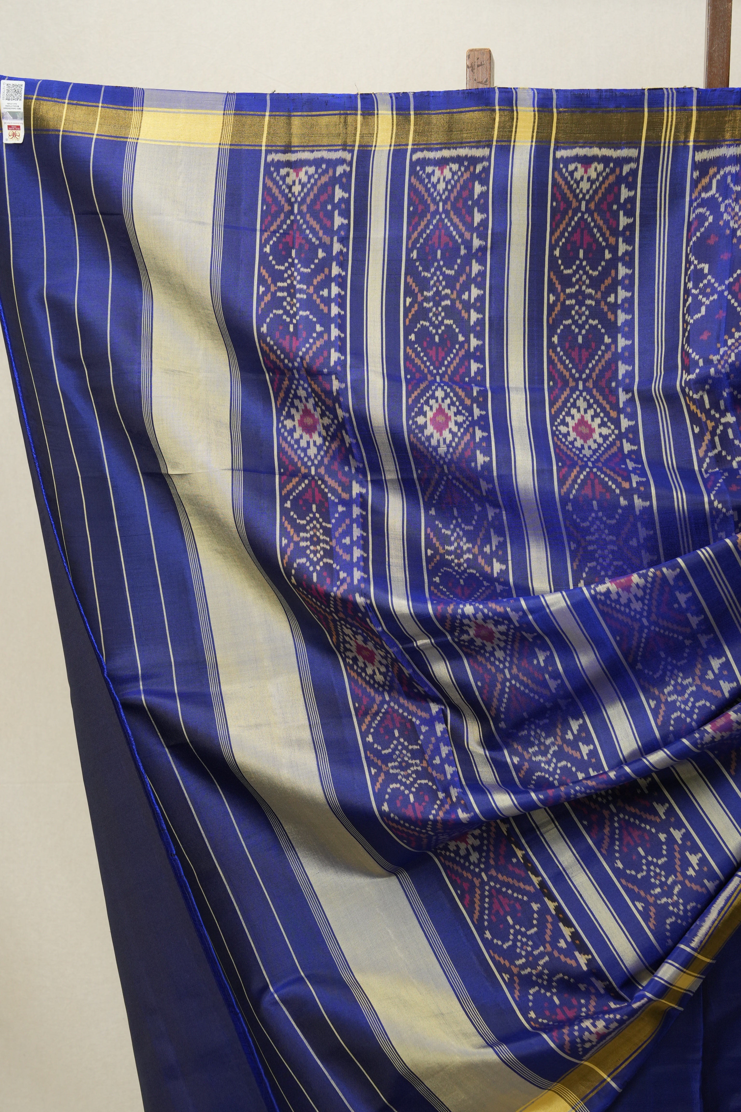 Blue Rajkot Patola Silk Saree - SRBRPSS366