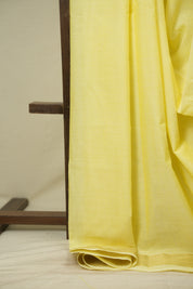 Light Yellow Cotton Paithani Saree - SRLYCPS817