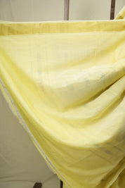 Light Yellow Cotton Paithani Saree - SRLYCPS817