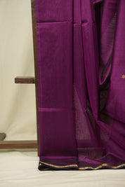 Purple Maheshwari Saree - SRPMS1407
