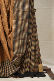 Brown HBP Cotton Saree - SRBCS2776