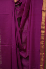 Magenta Maheshwari Saree - SRMMS1087