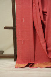 Pink Cotton Paithani Saree - SRPCPS816