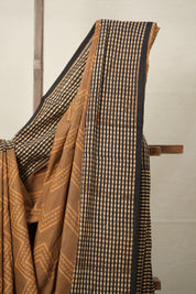 Brown HBP Cotton Saree - SRBCS2776