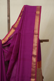 Magenta Maheshwari Saree - SRMMS1087