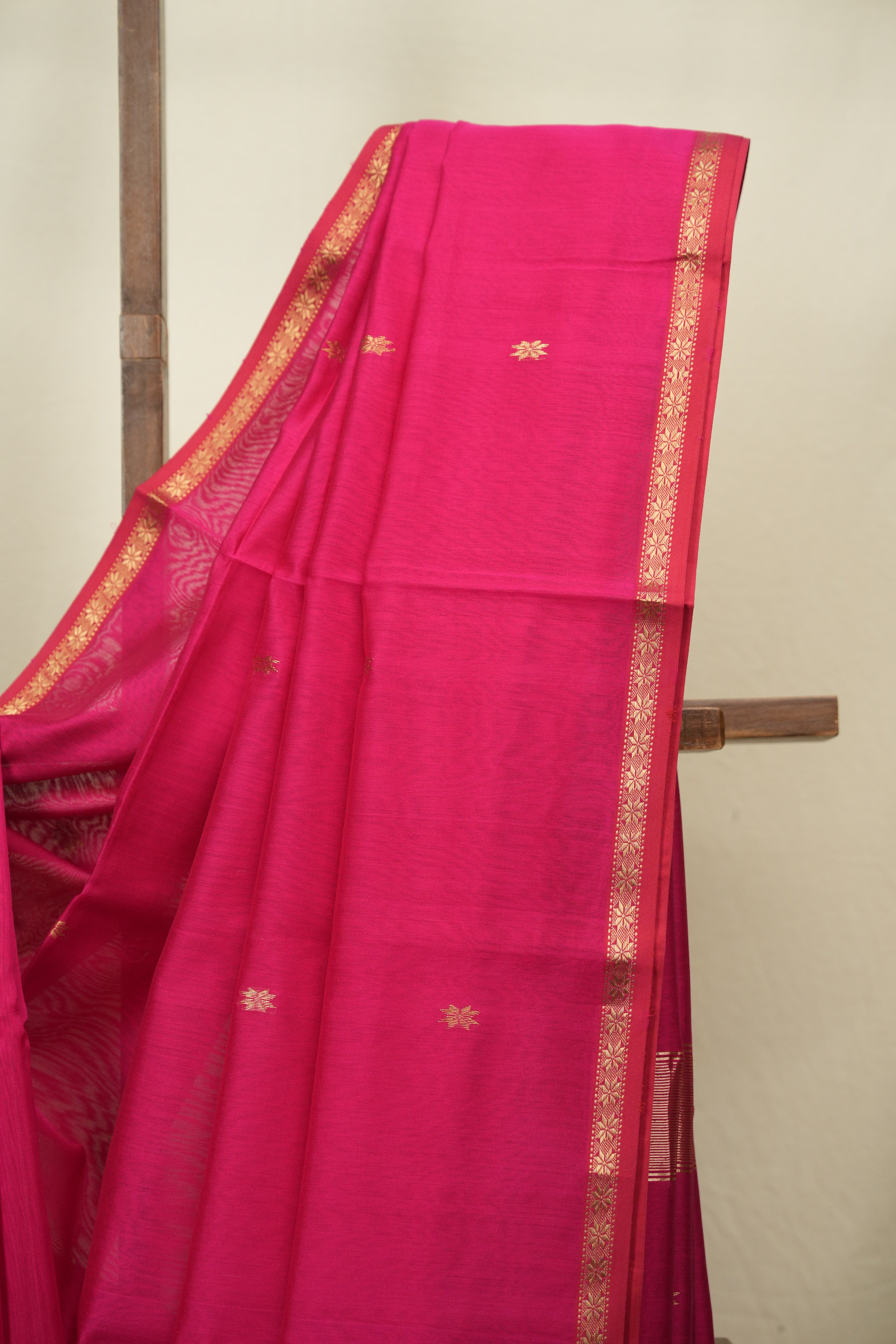 Pink Maheshwari Saree - SRPMS1406