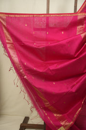 Pink Maheshwari Saree - SRPMS1406