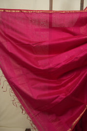 Pink Maheshwari Saree - SRPMS1406