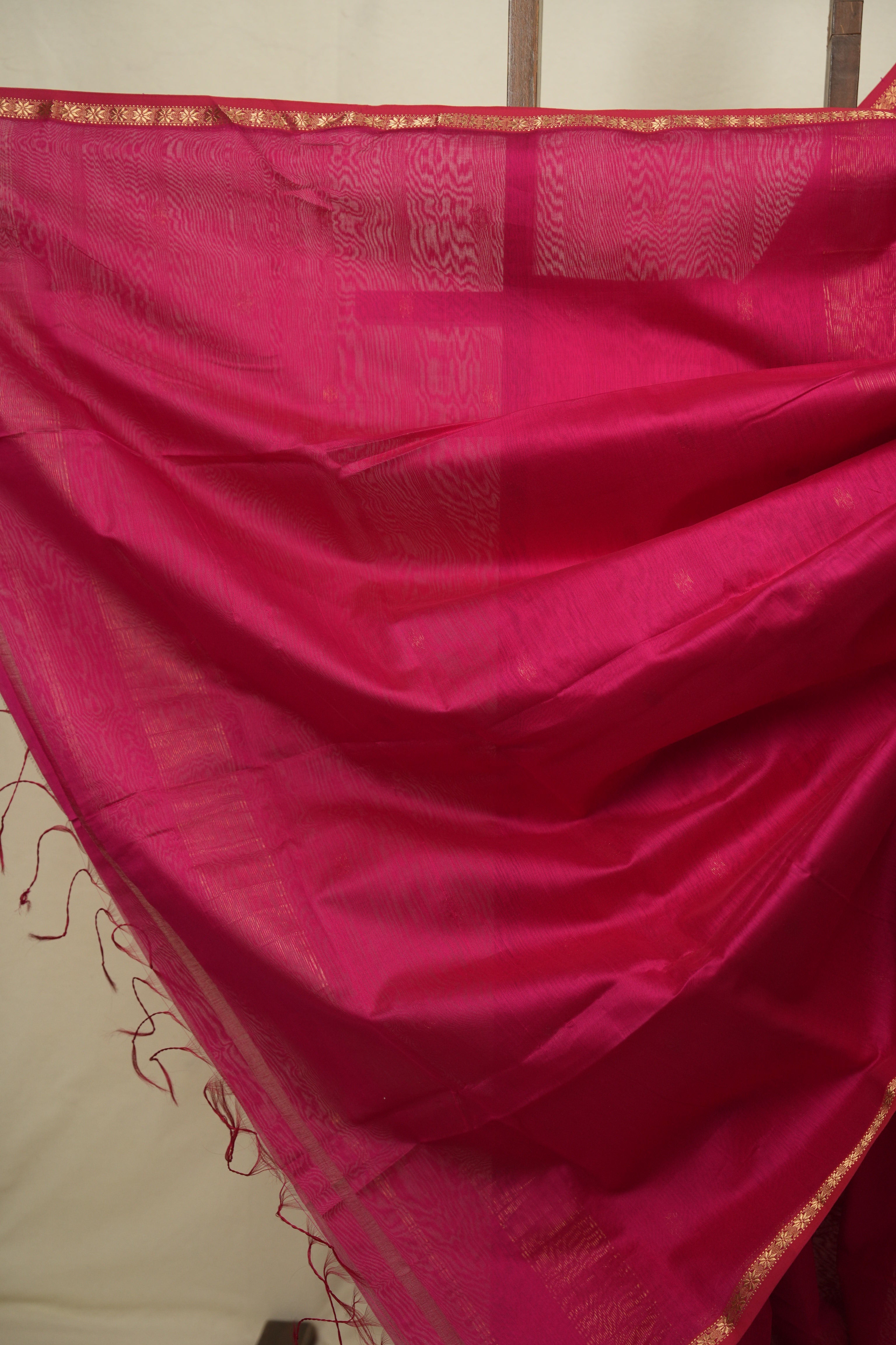Pink Maheshwari Saree - SRPMS1406