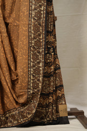 Brown HBP Cotton Saree - SRBCS2773