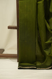 Mehendi Green Maheshwari Saree - SRMGMS1409