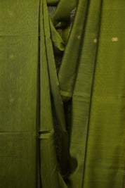 Mehendi Green Maheshwari Saree - SRMGMS1409