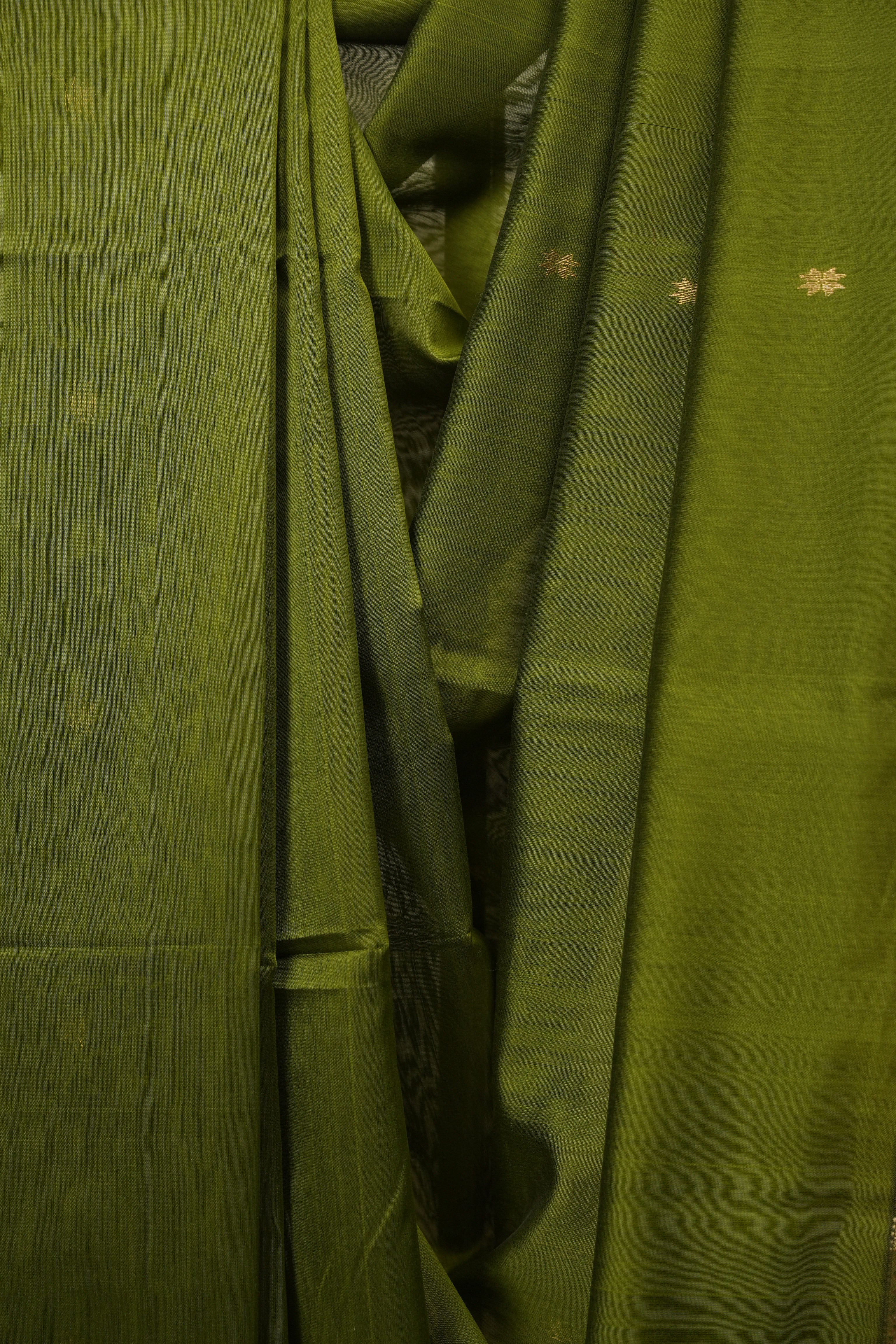 Mehendi Green Maheshwari Saree - SRMGMS1409