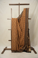 Brown HBP Cotton Saree - SRBCS2774