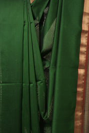Green Maheshwari Saree - SRGMS1089