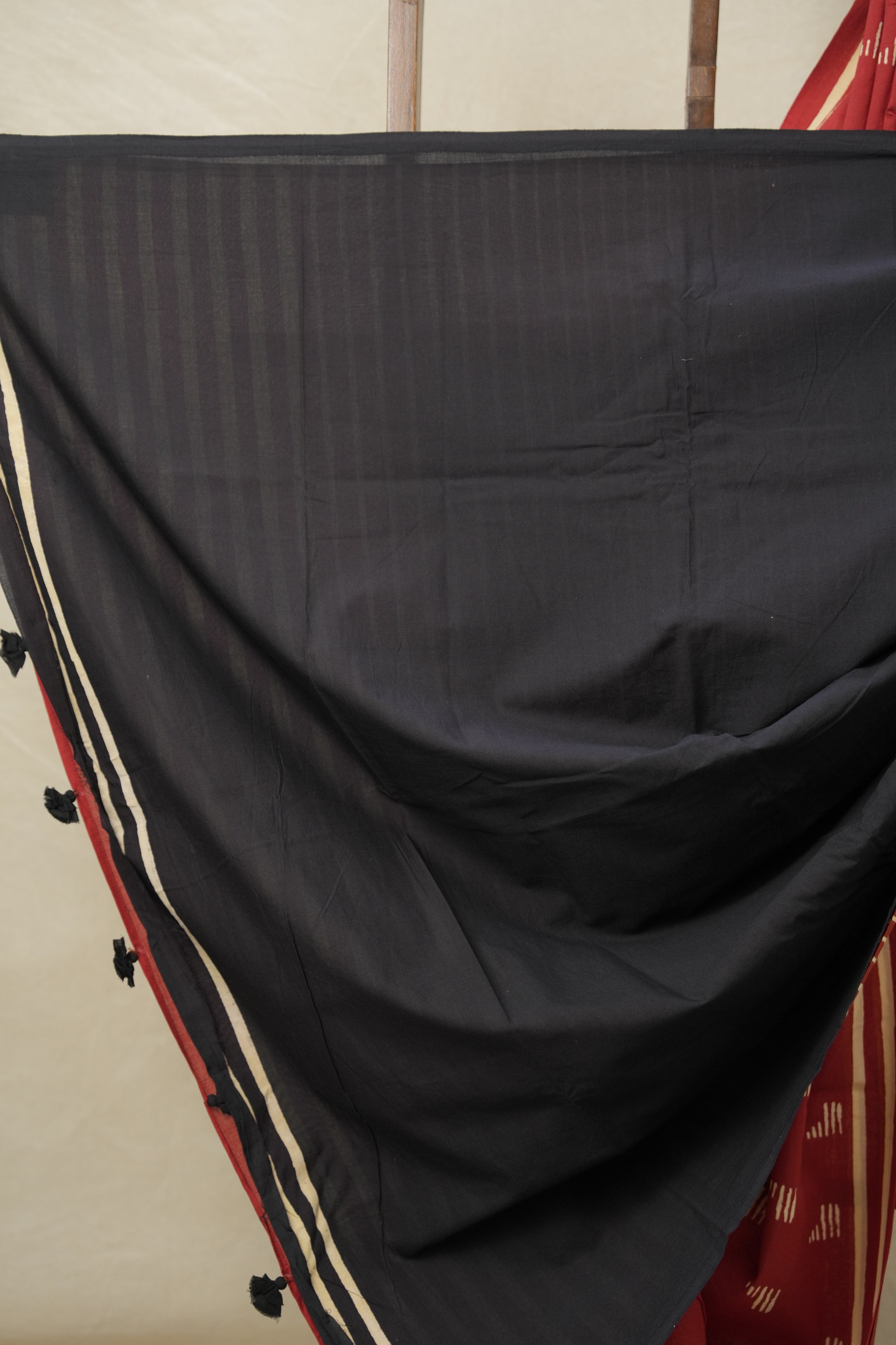 Maroon HBP Cotton Saree - SRMCS3085