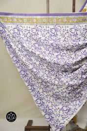 White  HBP Cotton Saree - SRWCS3243