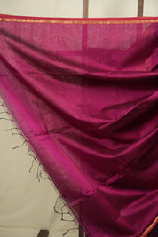 Purple Maheshwari Saree - SRPMS1408