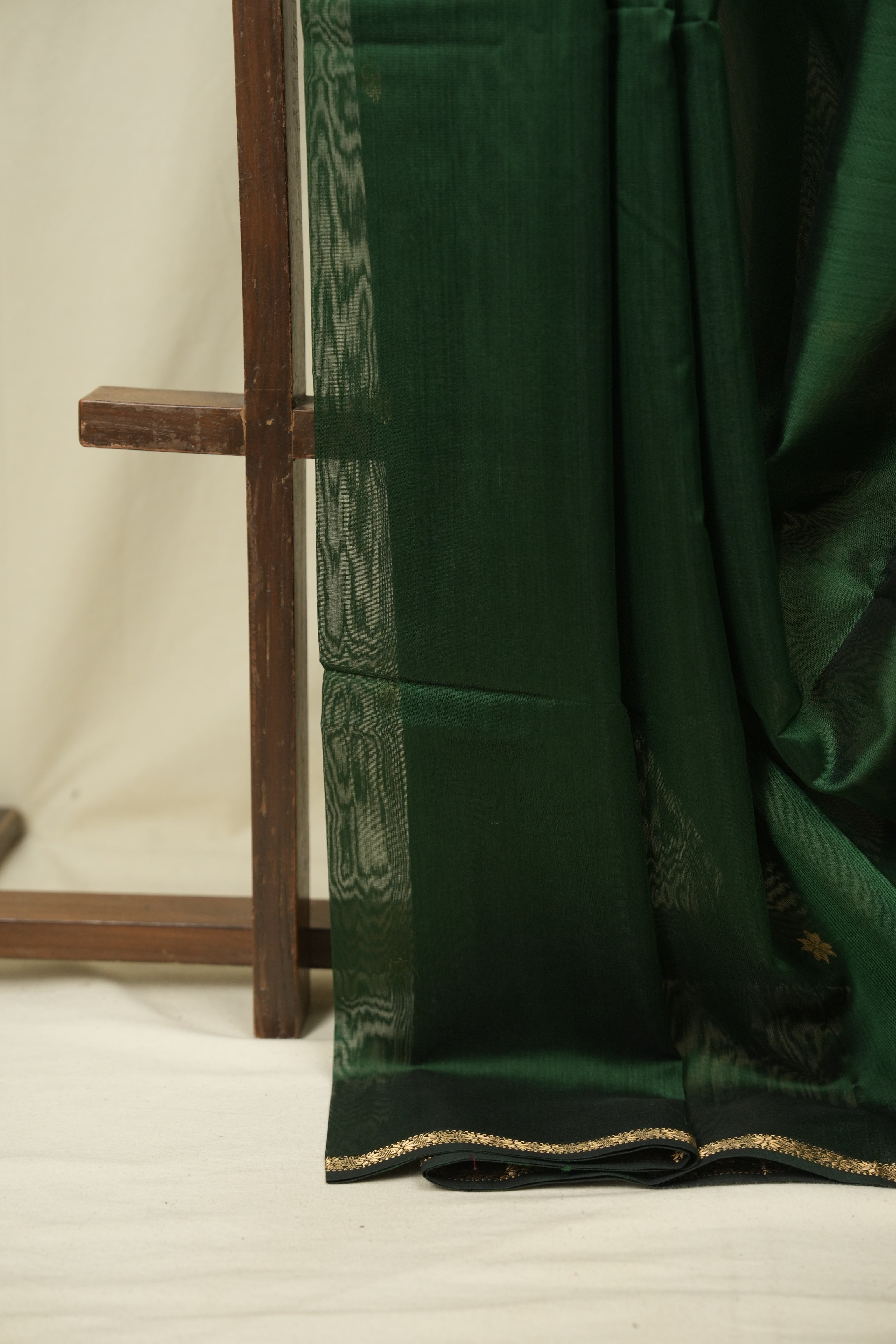 Green Maheshwari Saree - SRGMS1410