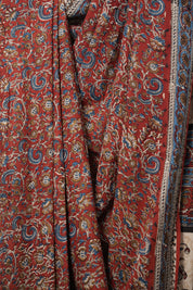 Maroon HBP Cotton Saree - SRMCS2771