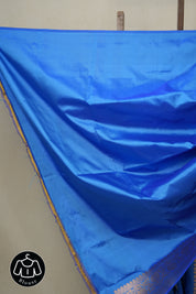 Blue Banarasi Silk Saree-SRBBSS615