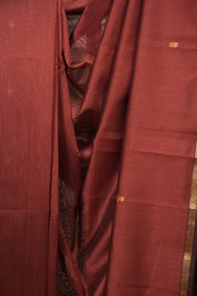 Brick Maheshwari Saree - SRBMS1411