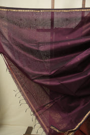Brick Maheshwari Saree - SRBMS1411