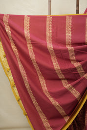 Brick Red HBP Cotton Saree - SRBRCS3084