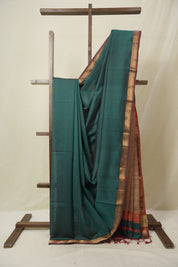 Green Maheshwari Saree - SRGMS1091
