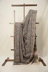 Grey HBP Cotton Saree - SRGCS2780