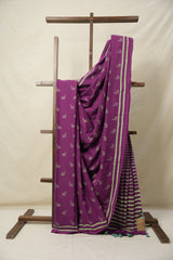 Magenta HBP Cotton Saree - SRMCS3082