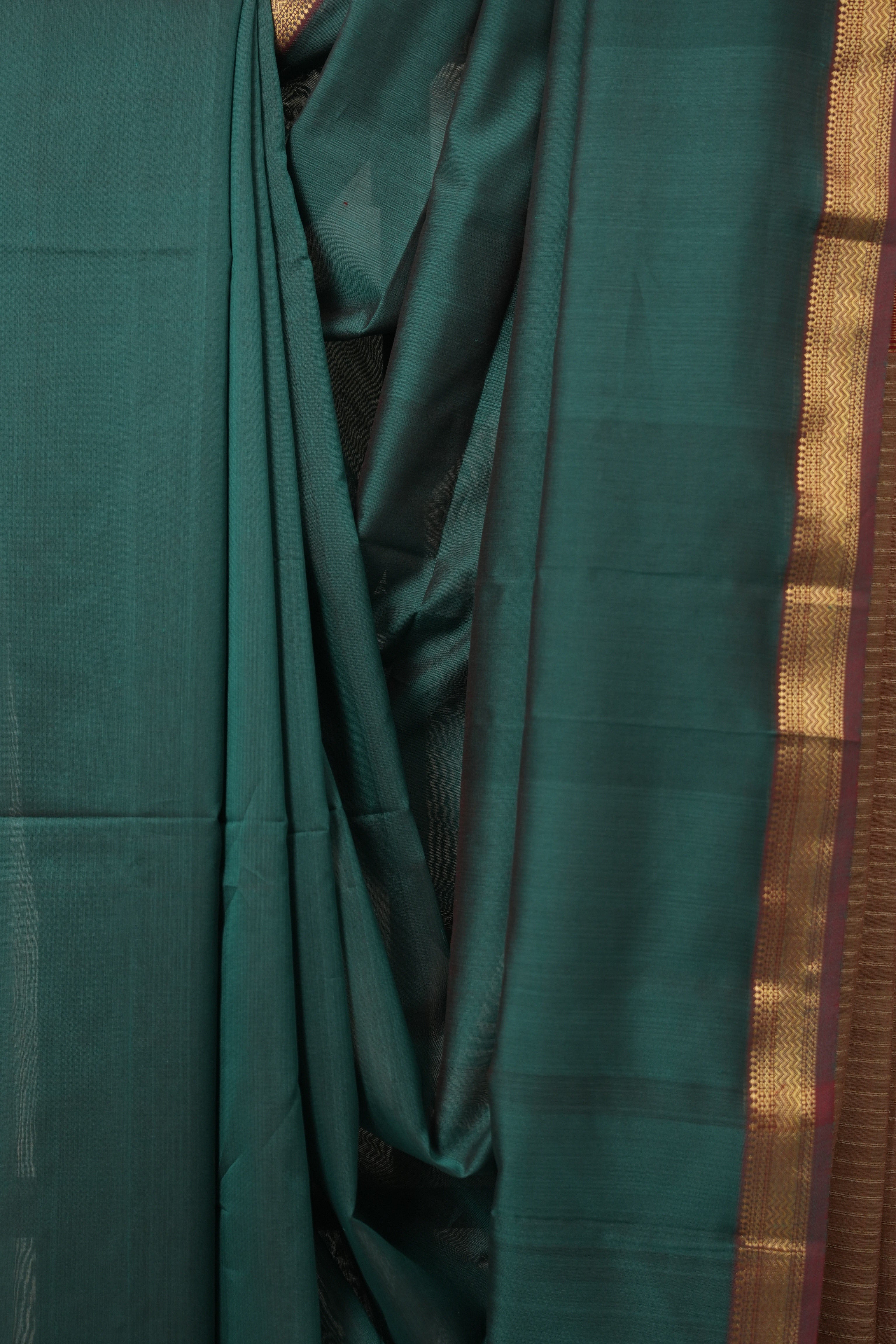 Green Maheshwari Saree - SRGMS1091