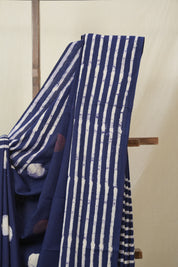 Nevy Blue HBP Cotton Saree - SRNBCS3262