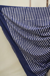 Nevy Blue HBP Cotton Saree - SRNBCS3262